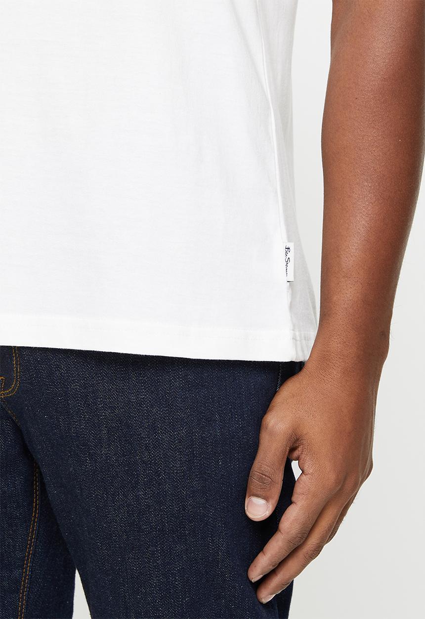 Ben Sherman - Headlamps tee - ivory
