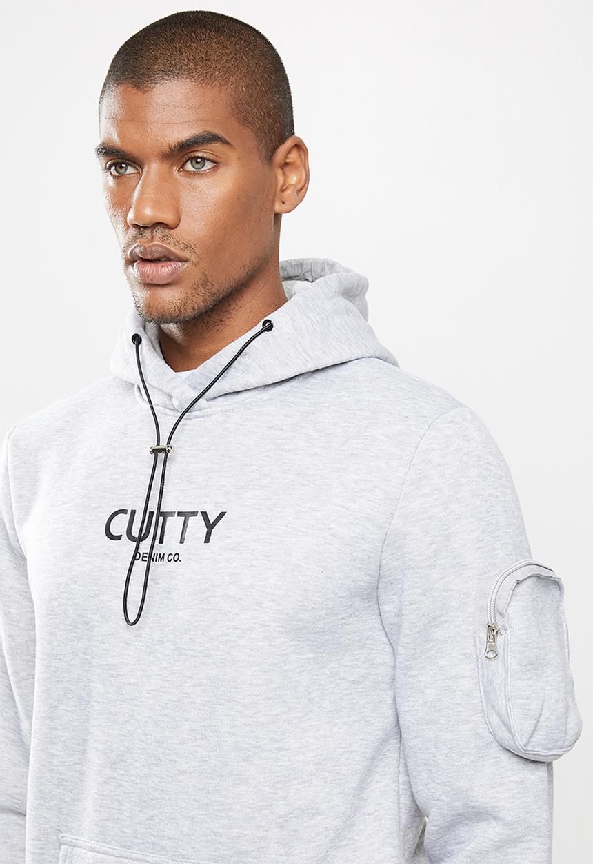 Cutty - Jacket sweater (hoodie) - light grey