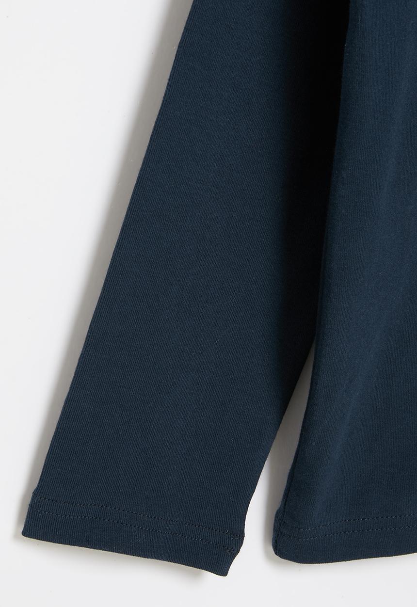 Pop Candy - Boys turtle neck top - navy