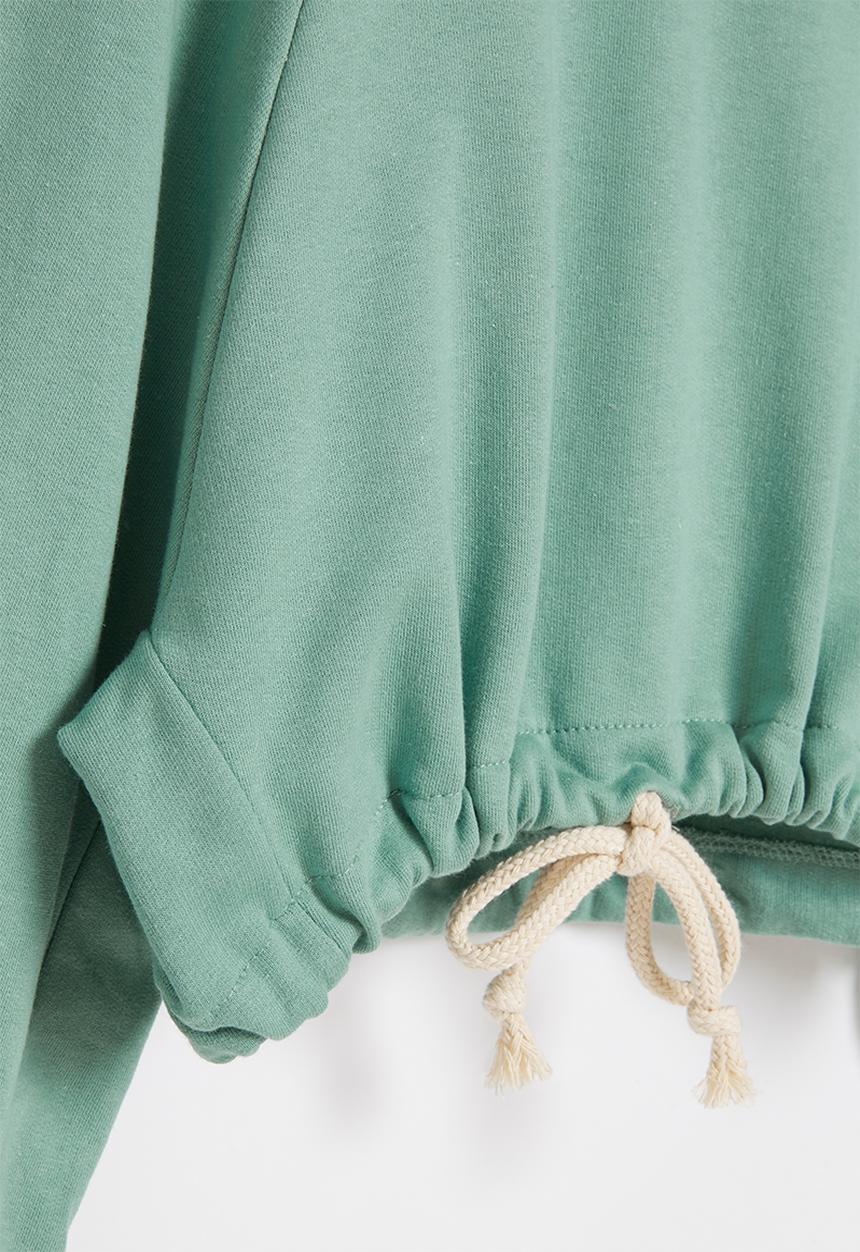 Superbalist - Girls crop sweat top - sage