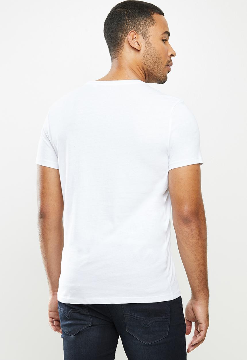 GUESS - Guess mcm crest crew - white 