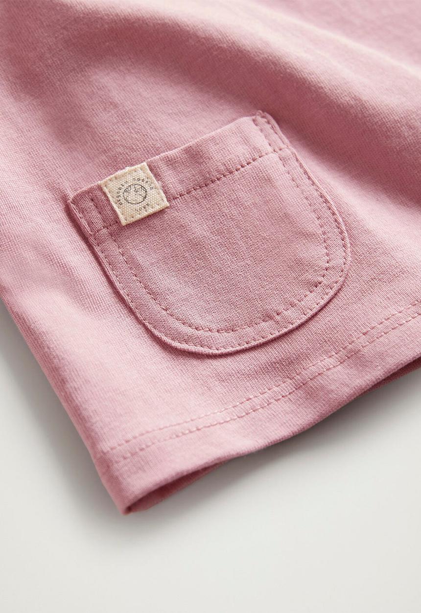 MANGO - Basi8 long sleeve tee - pink