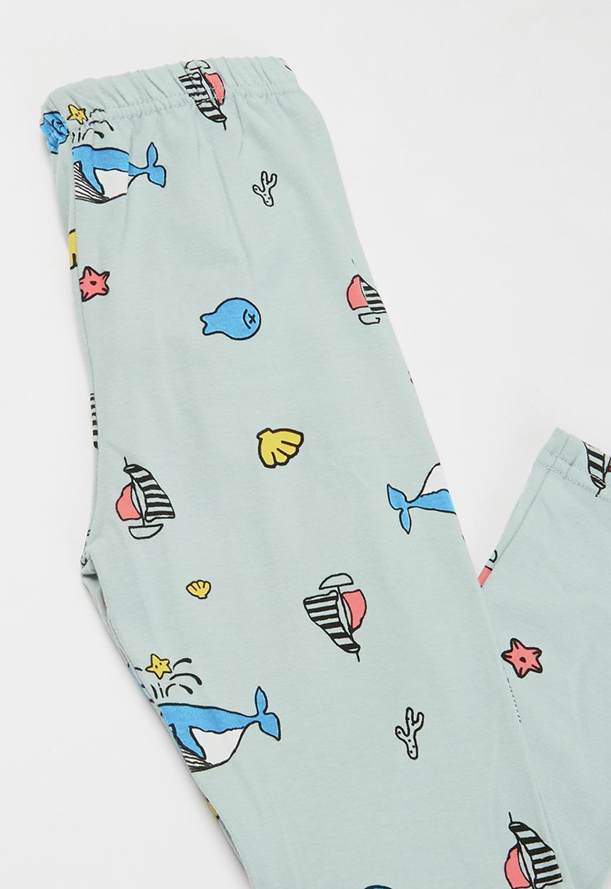 Pop Candy - Boys graphic pj set - grey