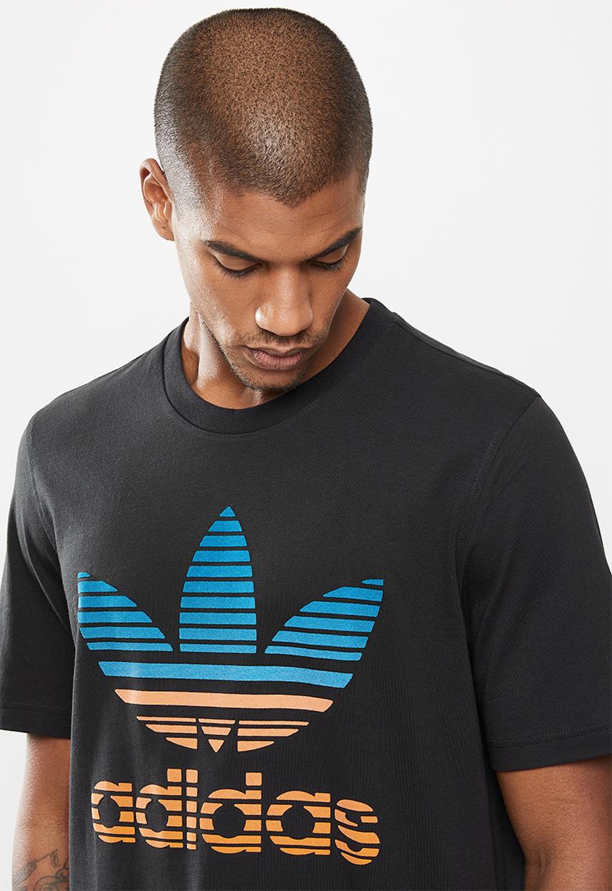 adidas Originals - Trefoil ombre T-shirt - black