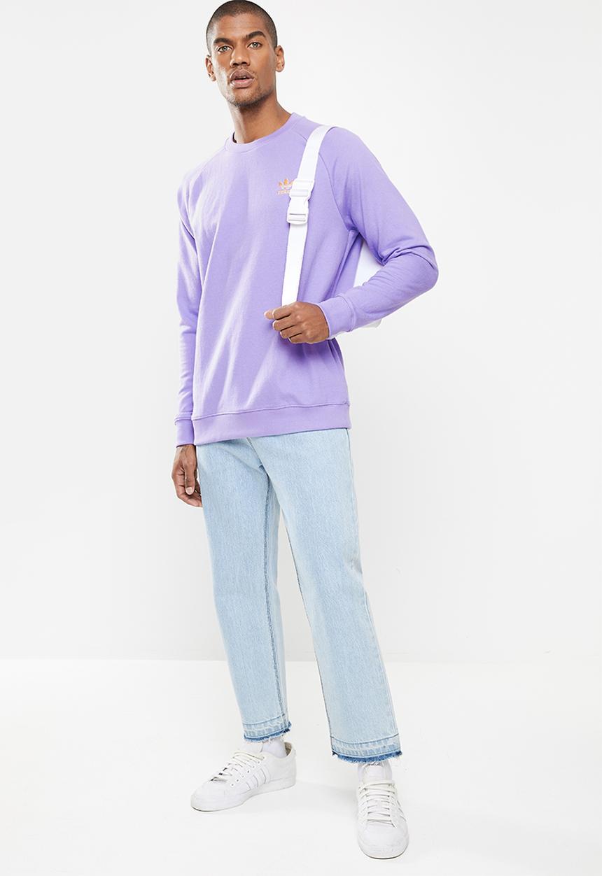 adidas Originals - Essential crew sweatshirt - purple