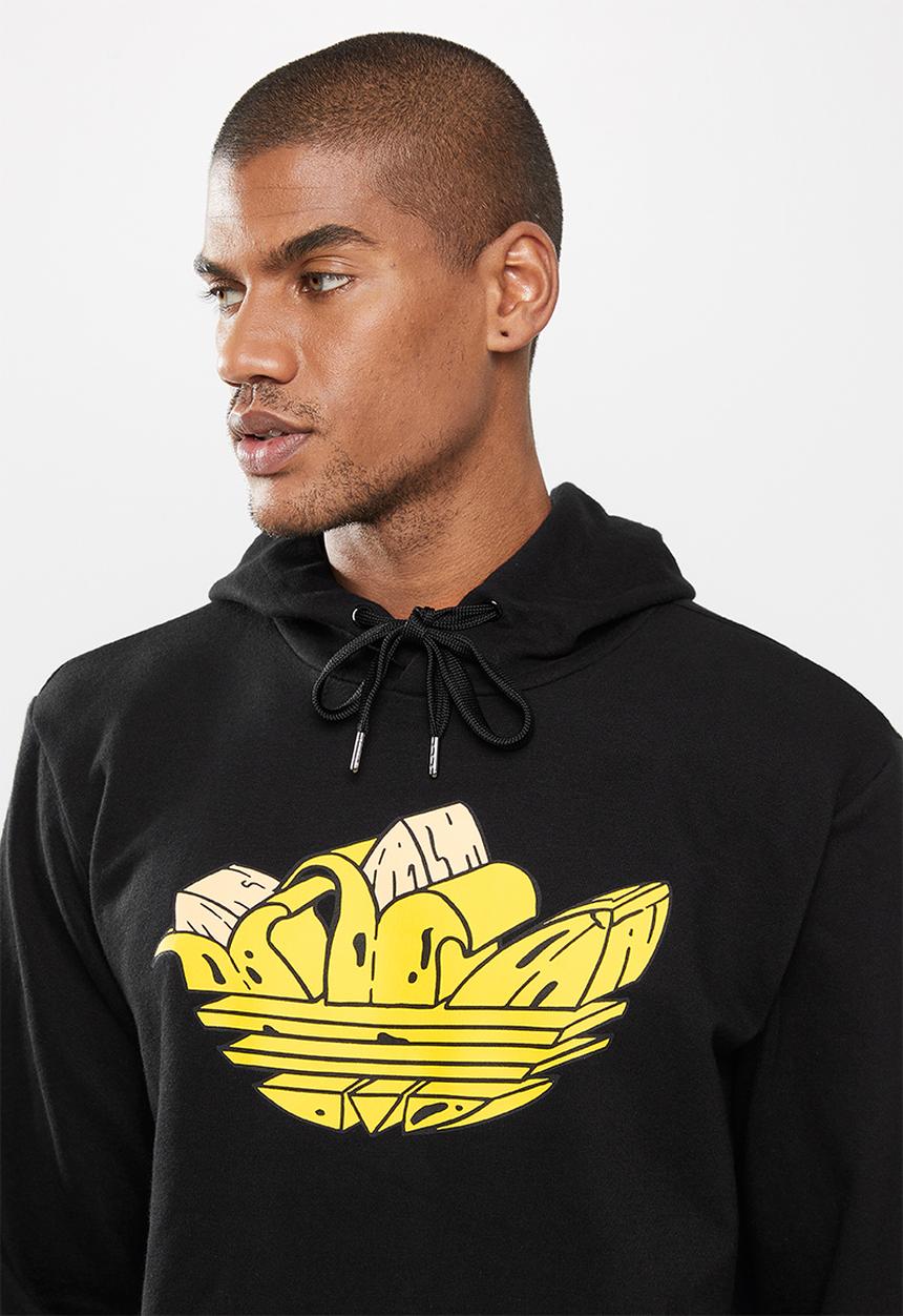 adidas Originals - Banana hooded sweat - black