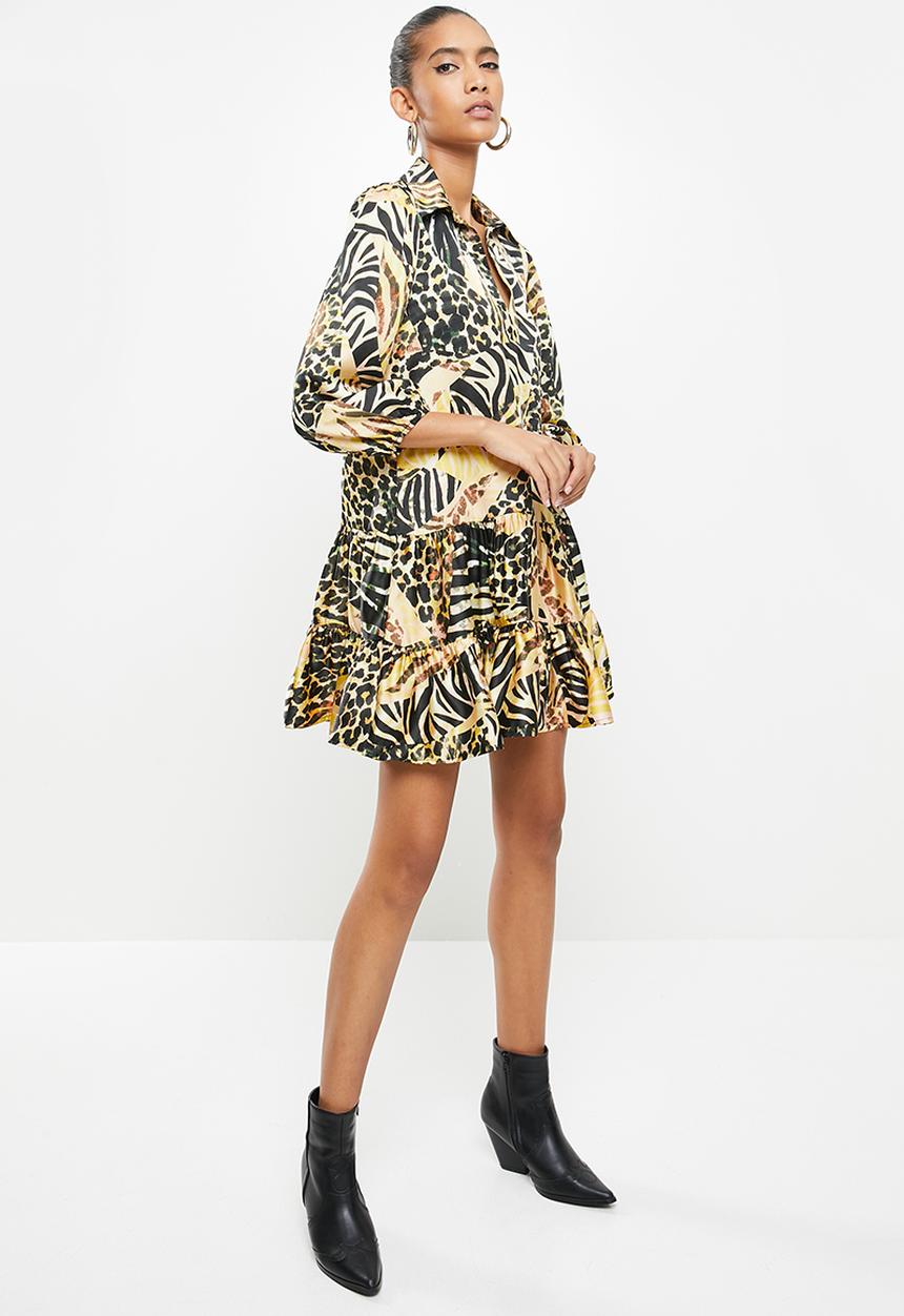 SISSY BOY - Tier and now baby doll dress - multi