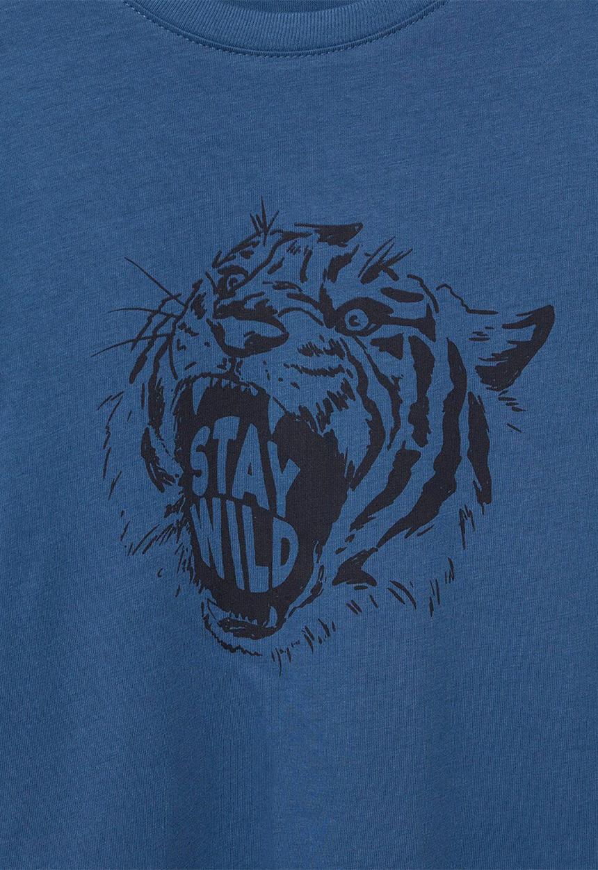 MANGO - Spencer8 long sleeve tee - blue