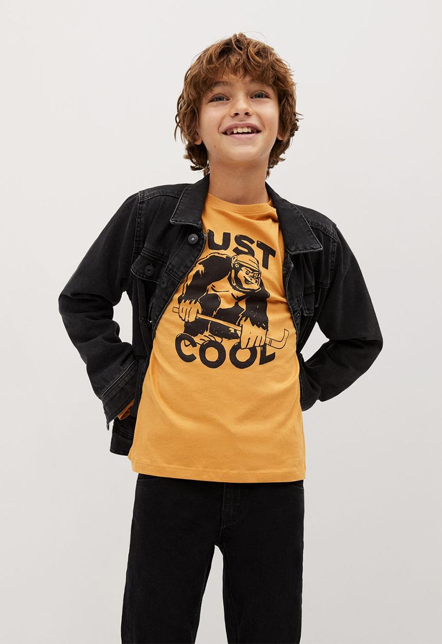 MANGO - Spencer8 long sleeve tee - yellow