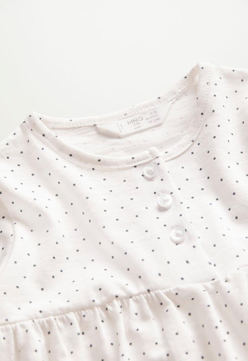 MANGO - Lina long sleeve tee - white