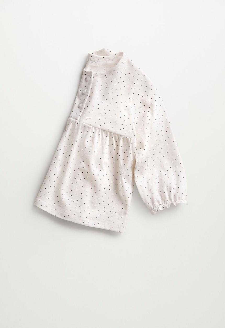 MANGO - Lina long sleeve tee - white