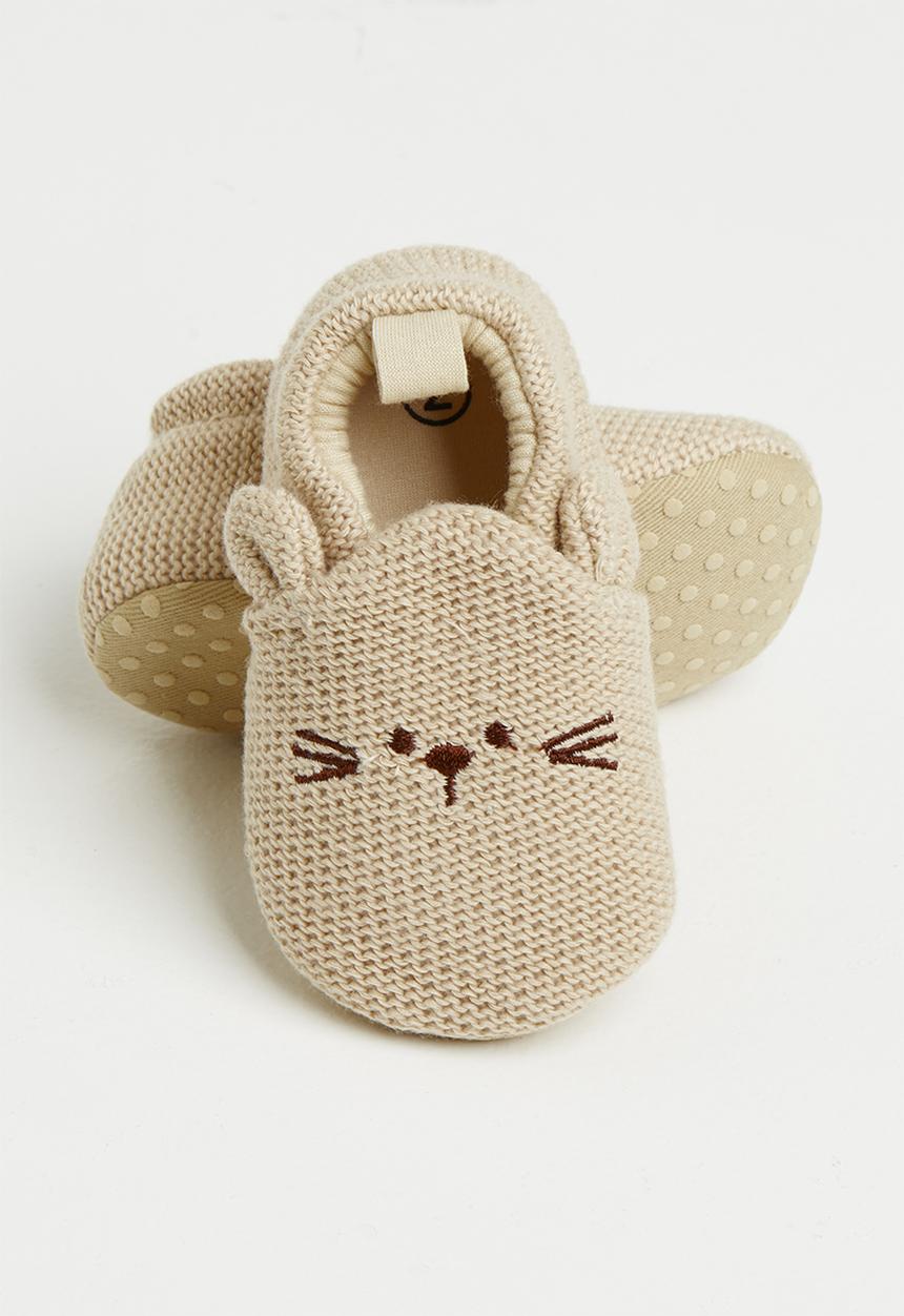 Pop Candy - Baby boys slippers - brown