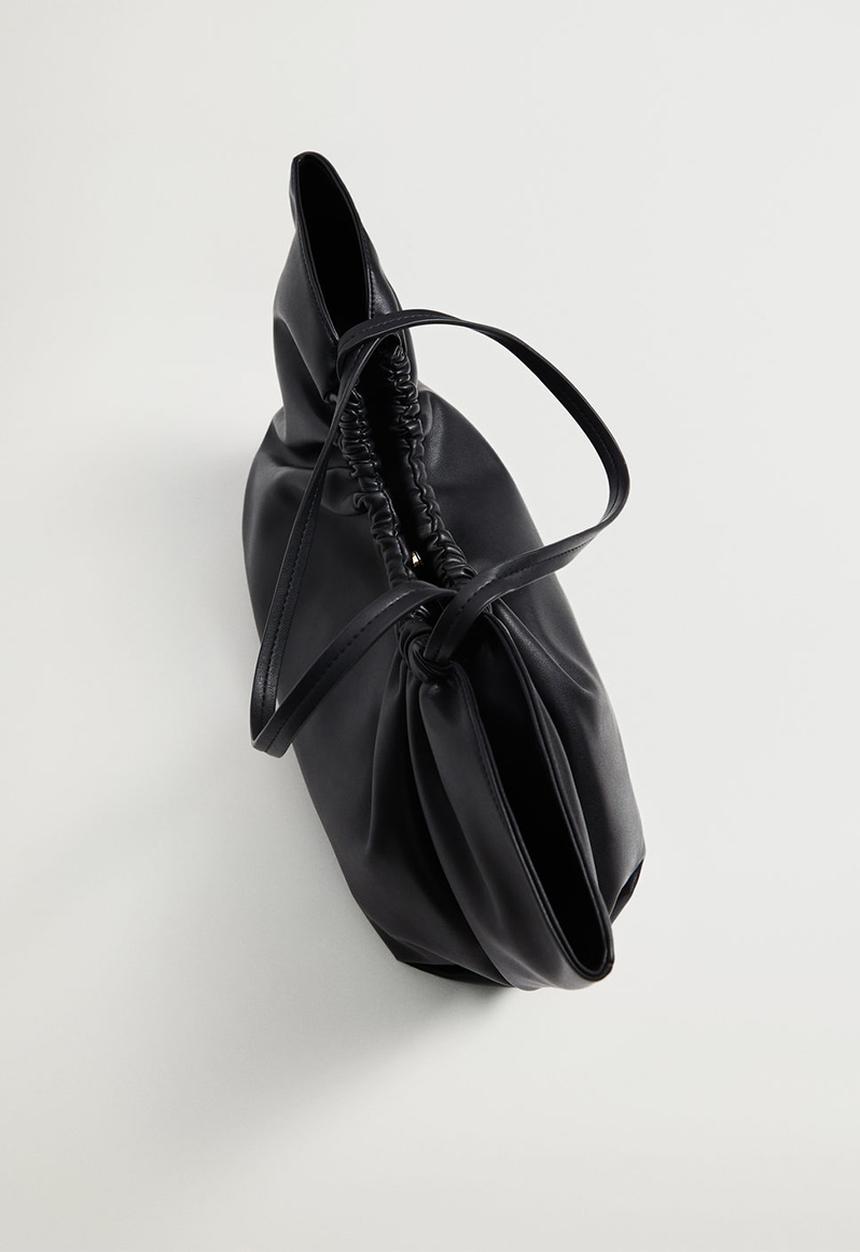 Violeta by Mango - Ruffleg bag - black