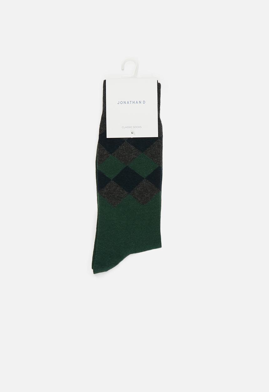 Jonathan D - Branded socks - green