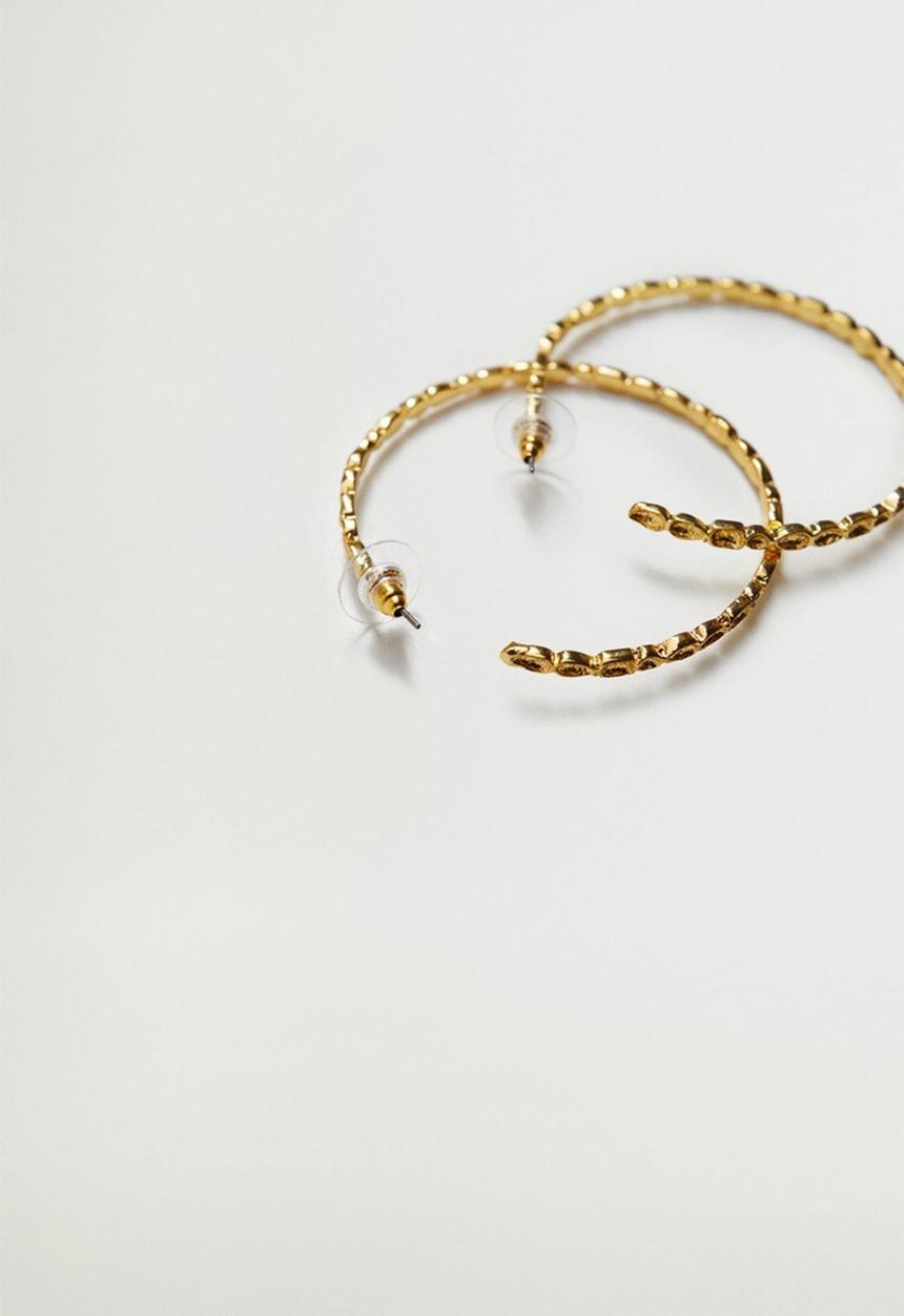 Violeta by Mango - Calista earrings - gold