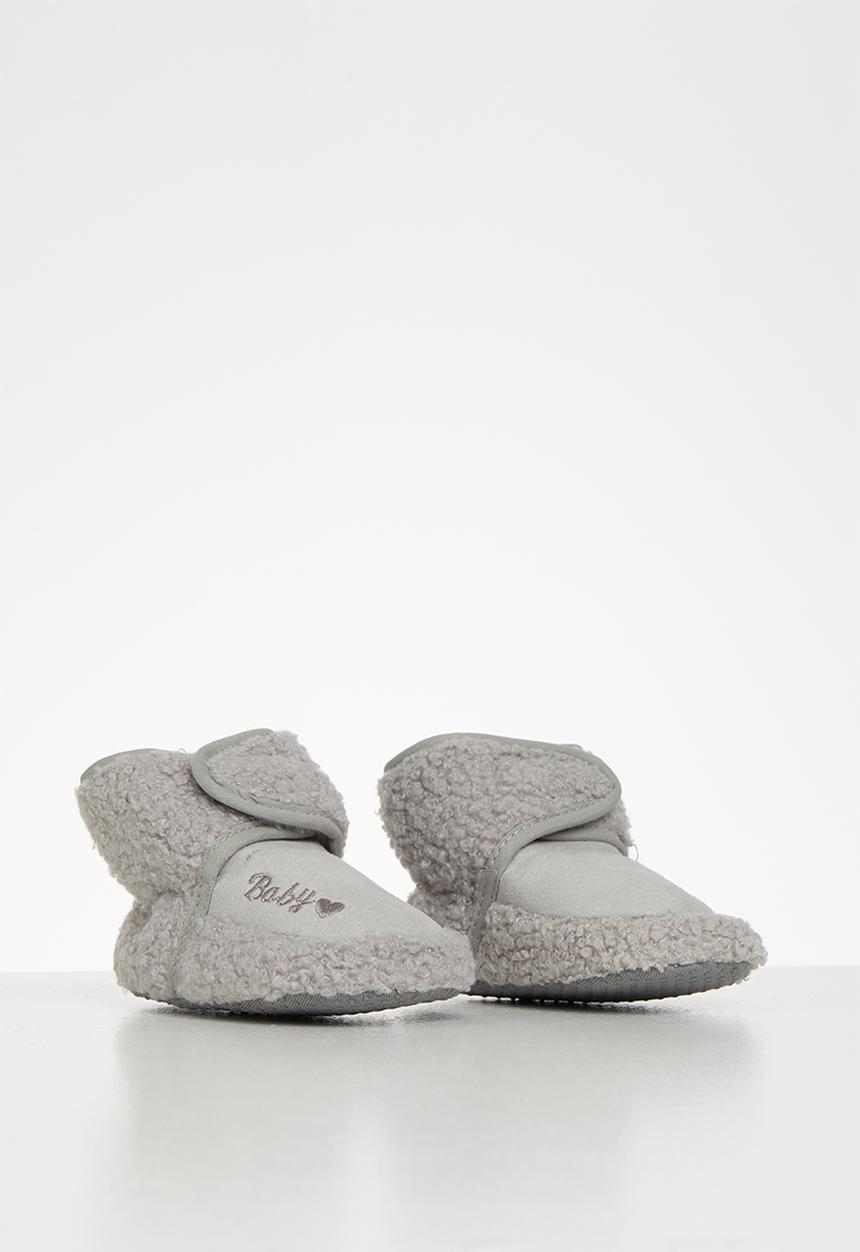 Pop Candy - Baby boys slippers - grey