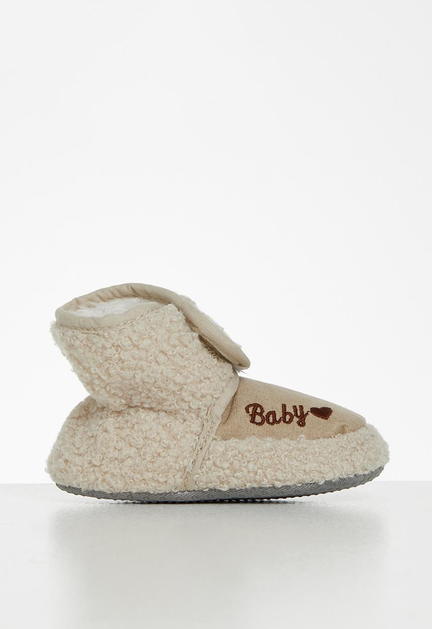 Pop Candy - Baby slippers - beige
