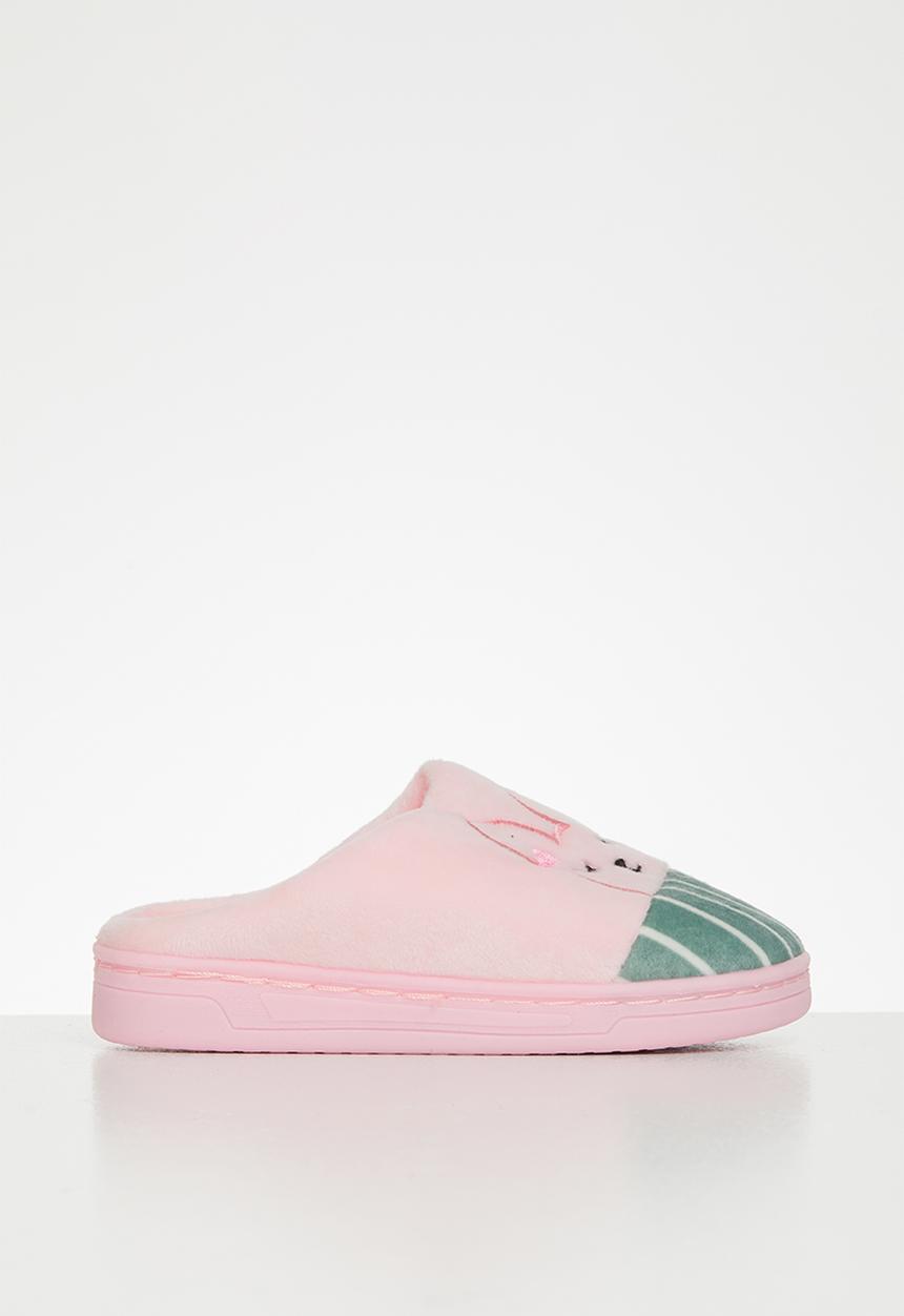 Pop Candy - Girls bunny printed slippers - pink