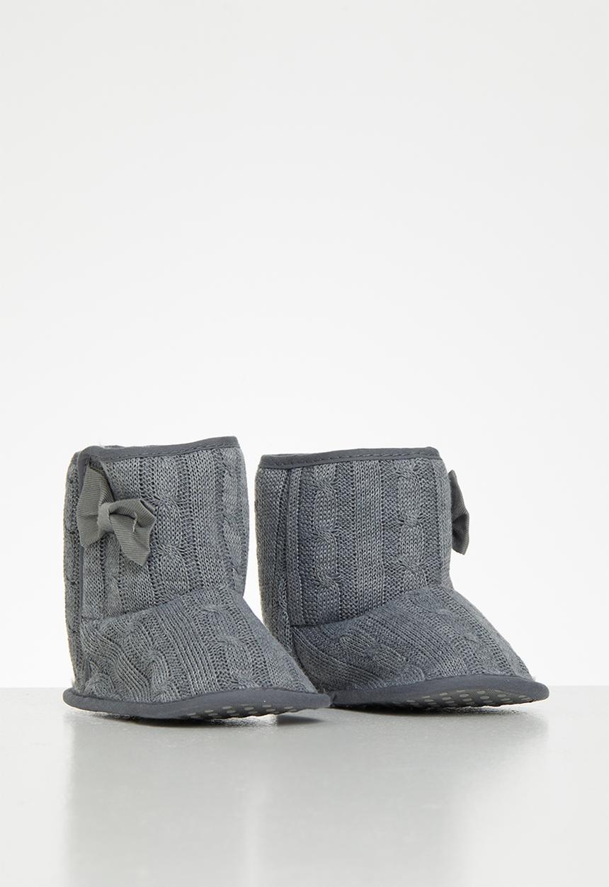 Pop Candy - Baby girls boots - grey