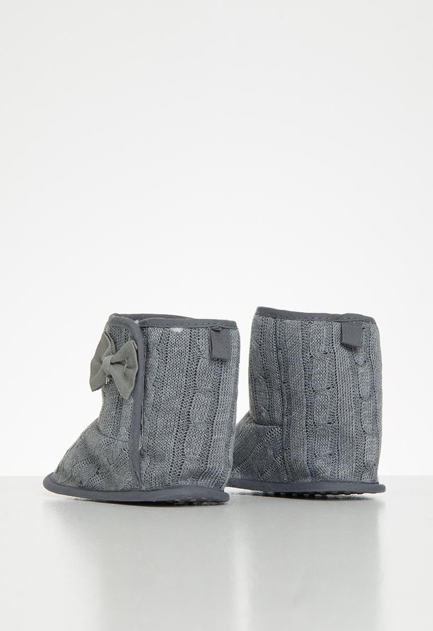 Pop Candy - Baby girls boots - grey
