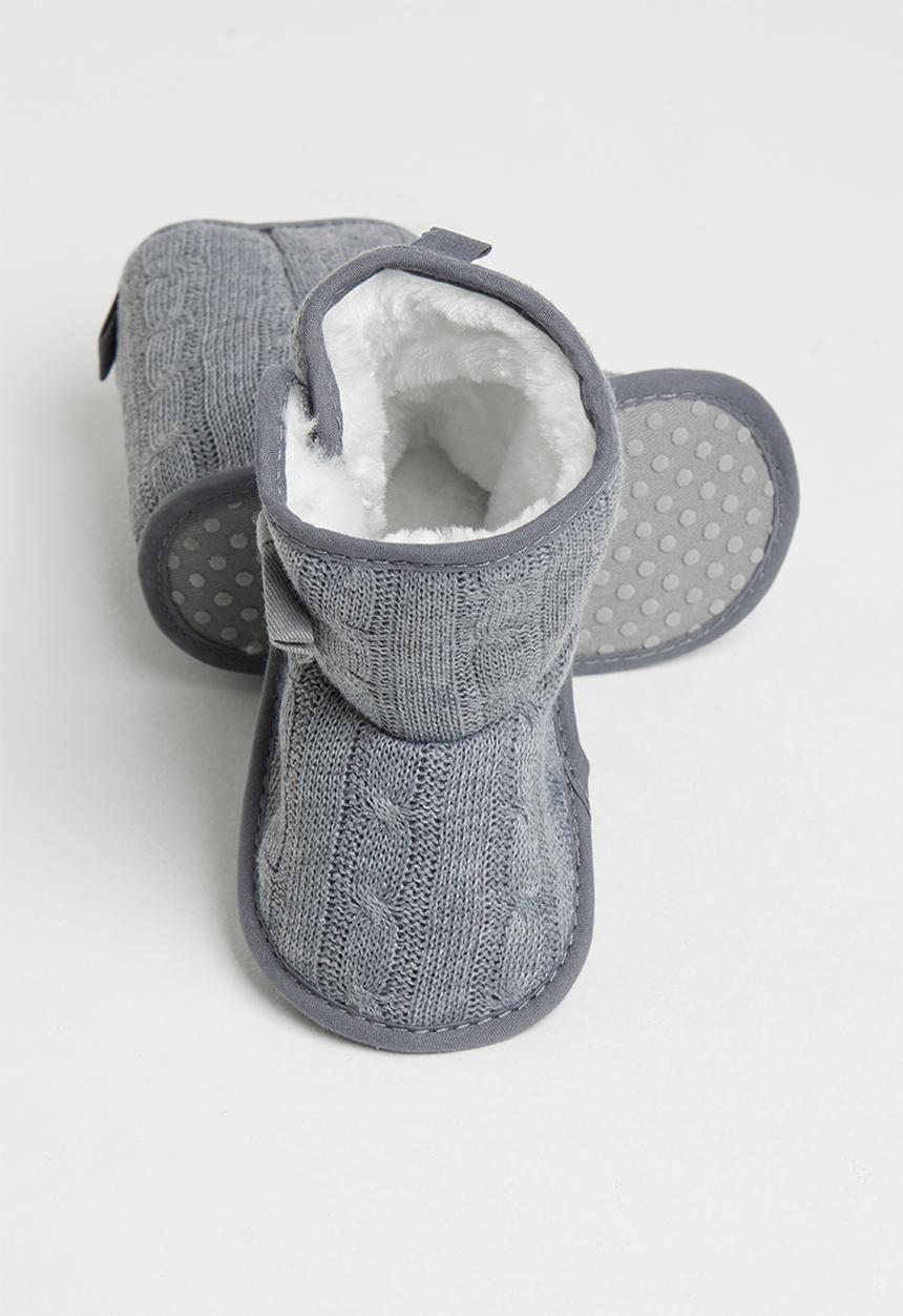 Pop Candy - Baby girls boots - grey