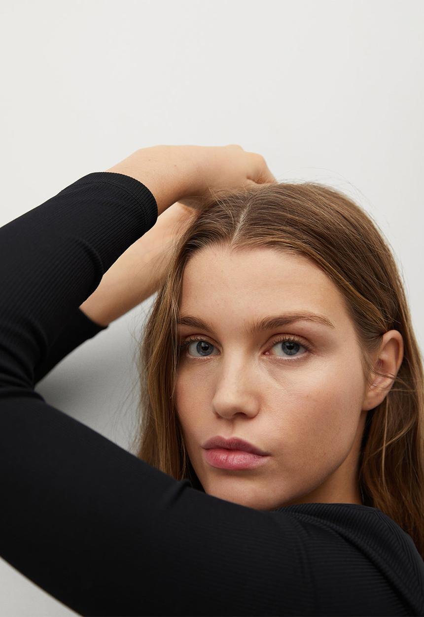 MANGO - Body marcela - black