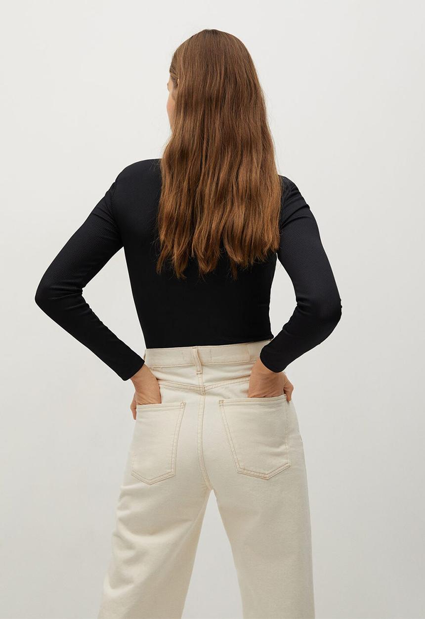 MANGO - Body marcela - black