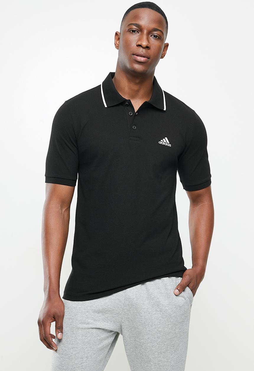 adidas Performance - Sl pq polo - black & white
