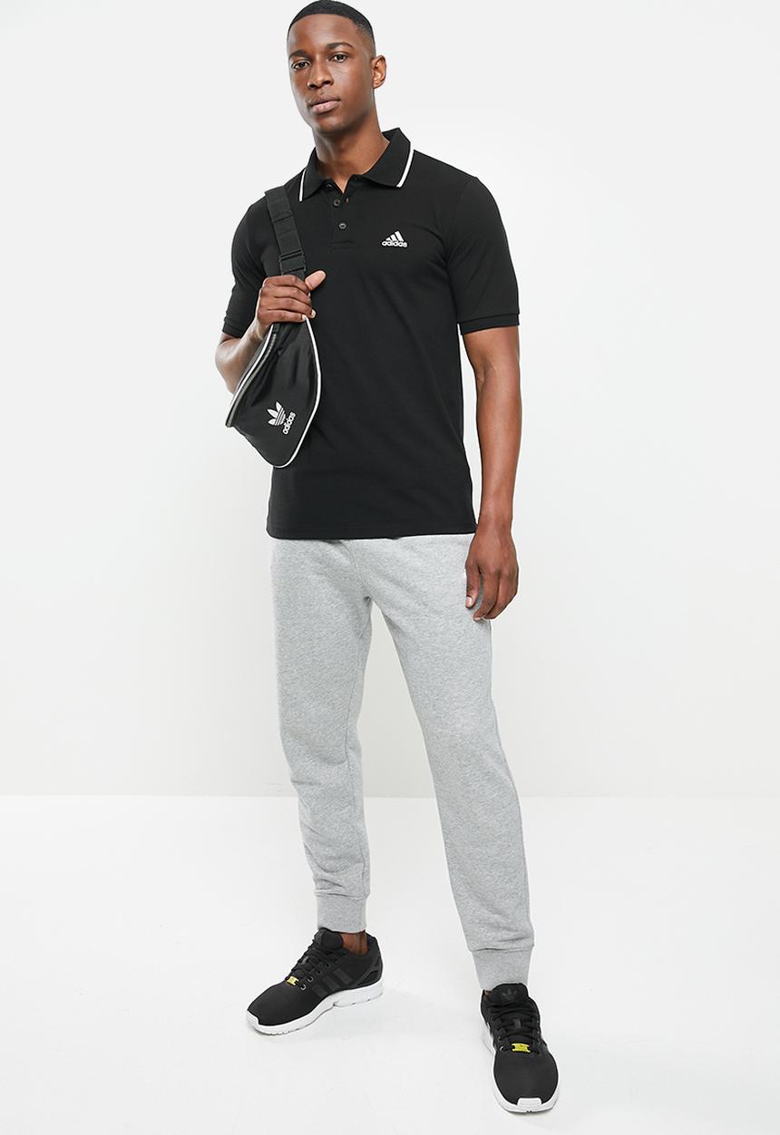 adidas Performance - Sl pq polo - black & white