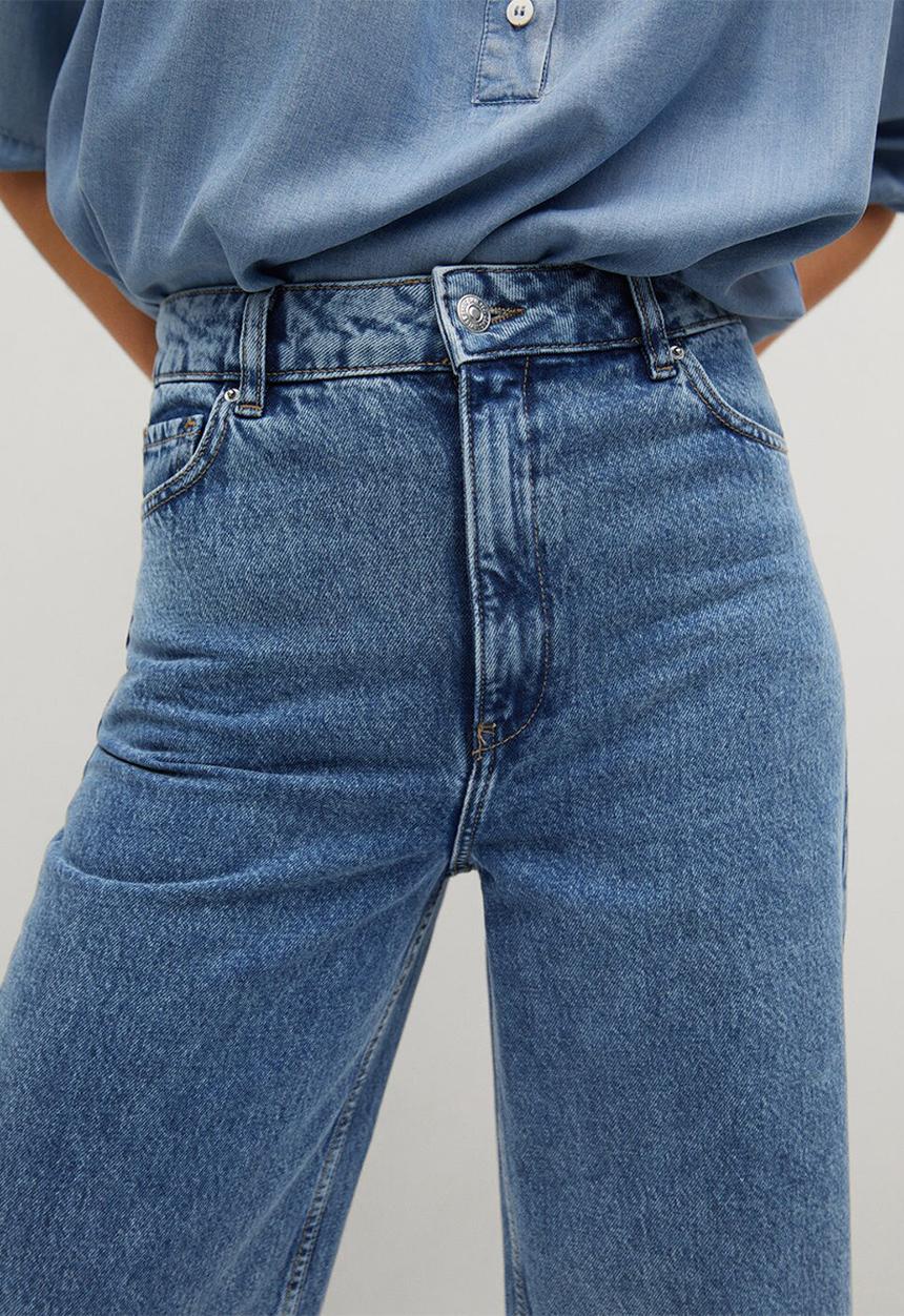 MANGO - Jeans caroline - blue