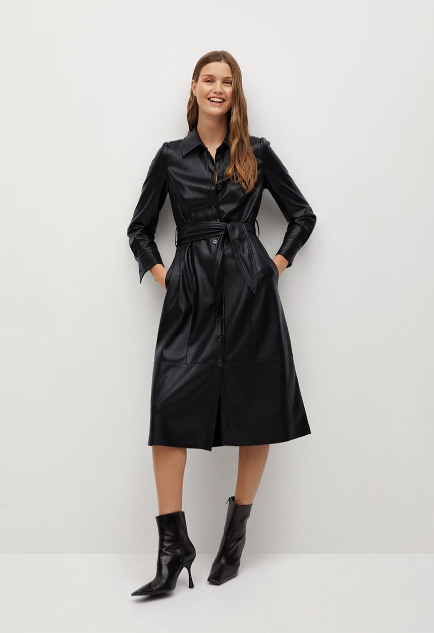 MANGO - Dress cintia - black