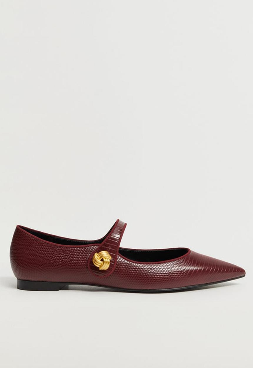 MANGO - Dover 1 mary jane - dark red
