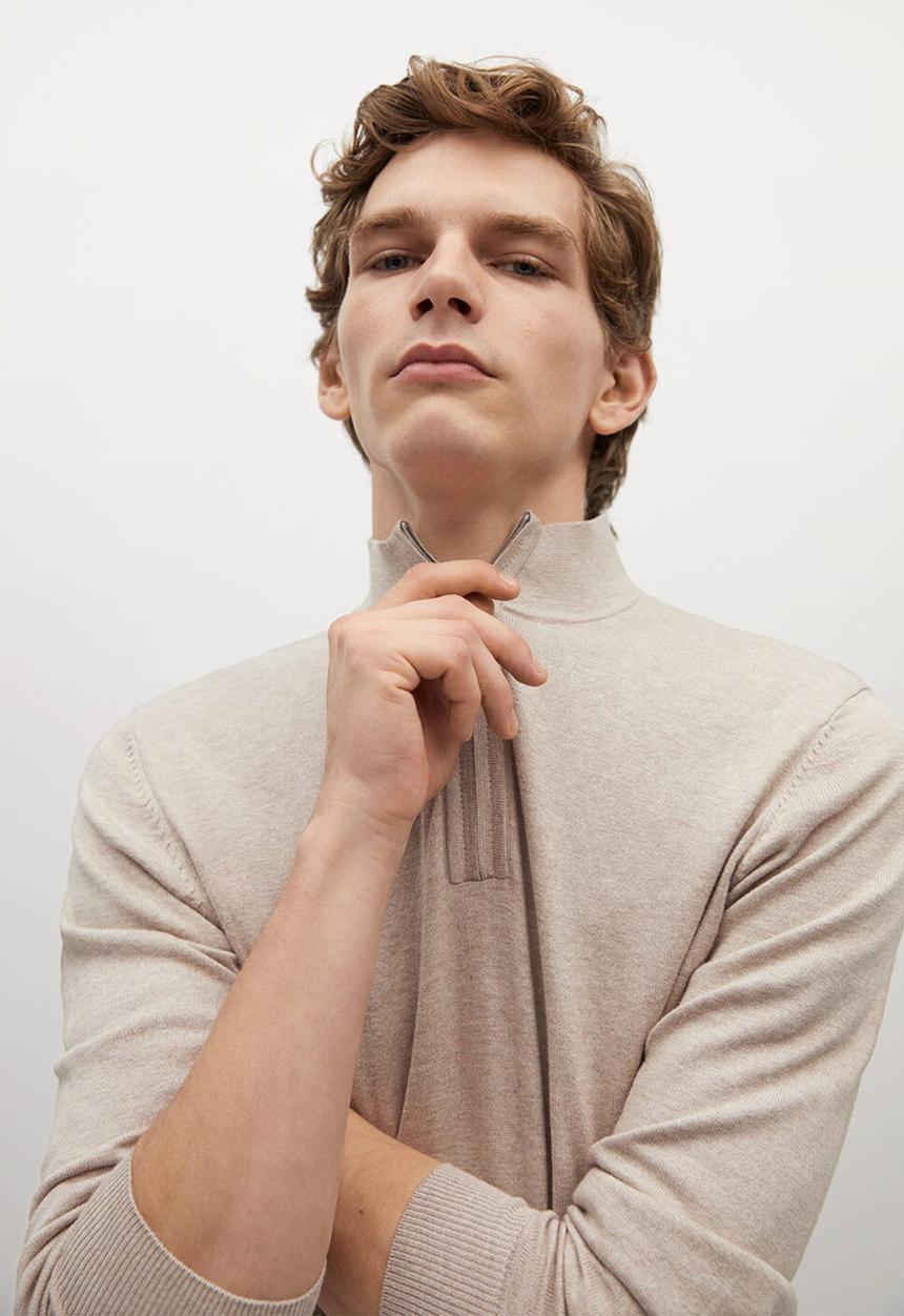 MANGO - Sweater tenp - light brown