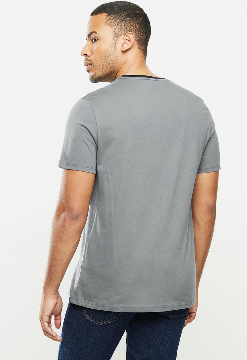 Lee  - Contrast lee rib - dark grey