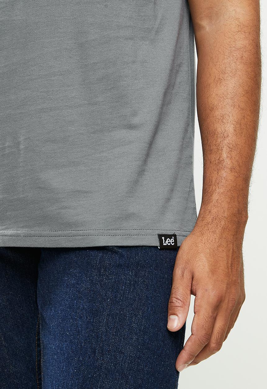 Lee  - Contrast lee rib - dark grey