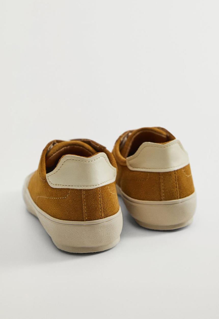 MANGO - Hague leather sneaker - medium brown