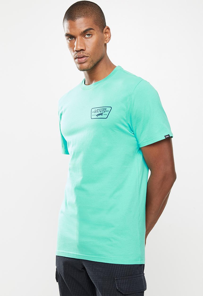 Vans - Full patch back short sleeve tee - turquoise