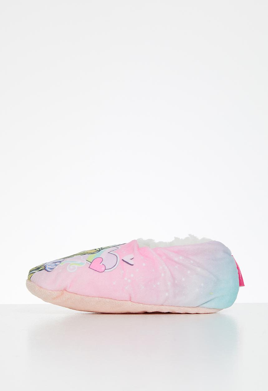 Character Group - Sherpa slipper barbie - pink