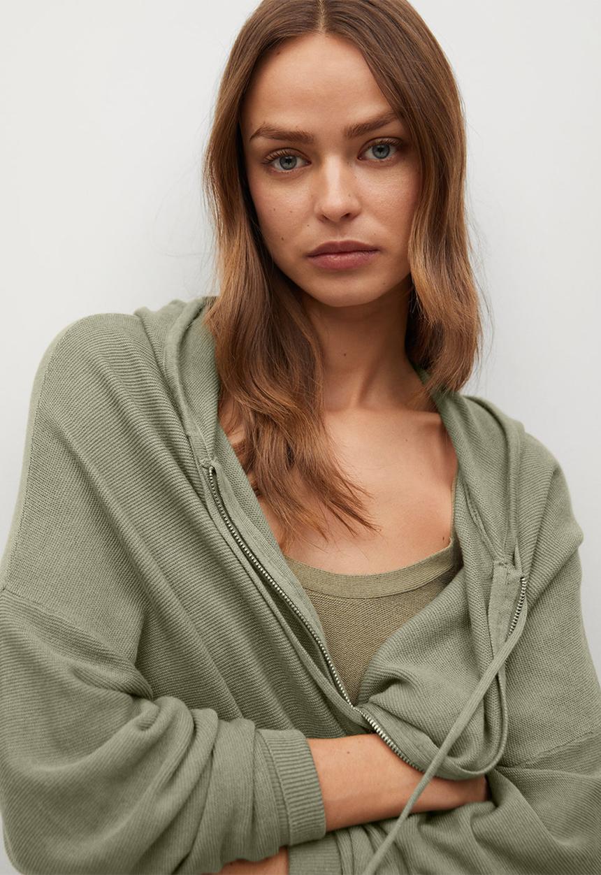 MANGO - Cardigan milan - green 