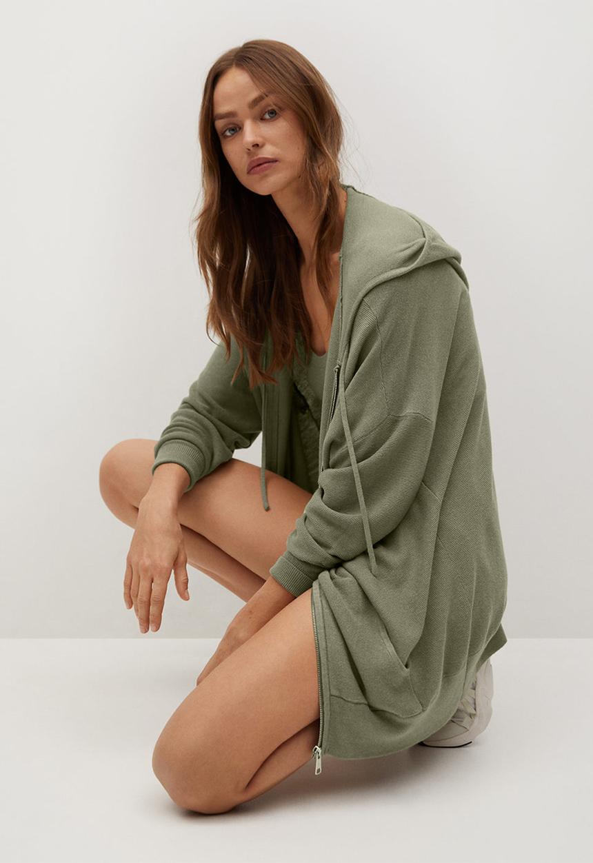 MANGO - Cardigan milan - green 