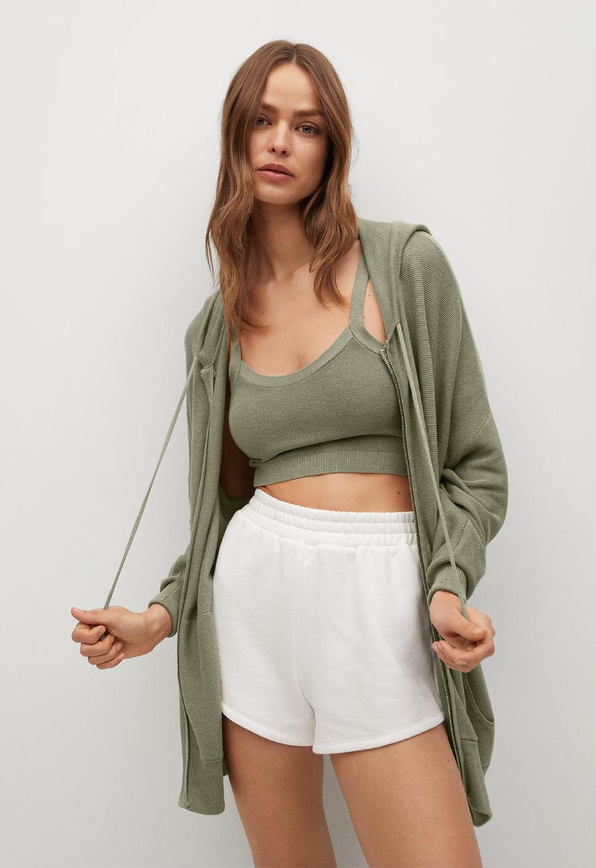 MANGO - Cardigan milan - green 
