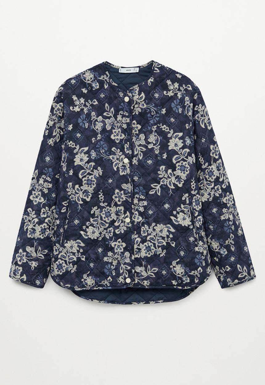 MANGO - Jacket poleo - navy