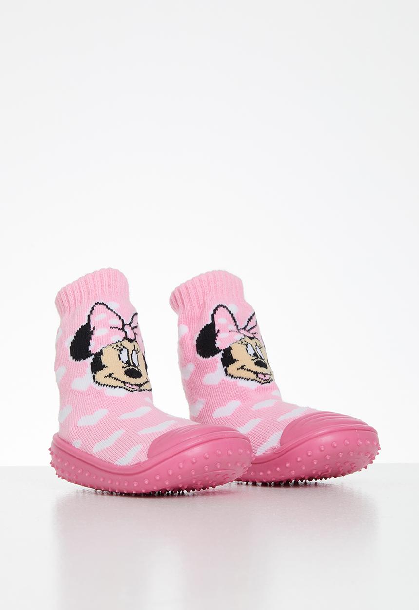 Character Group - Minnie mouse rubber socks - pink