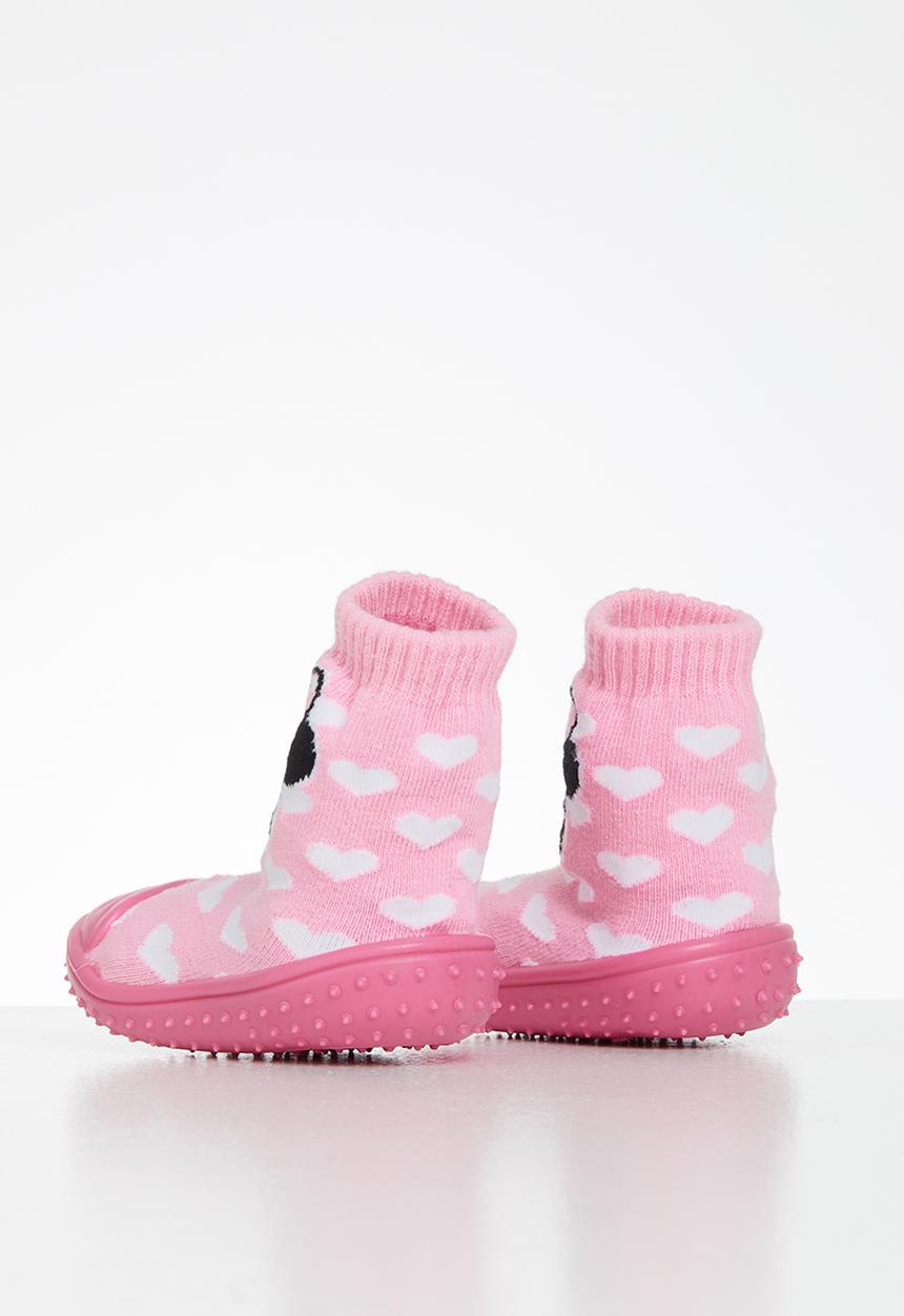 Character Group - Minnie mouse rubber socks - pink