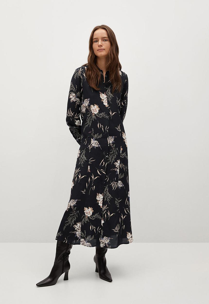 MANGO - Dress north - black