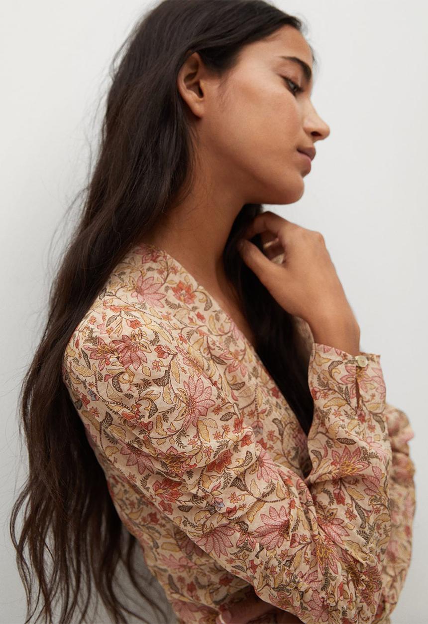MANGO - Dress flo - multi 