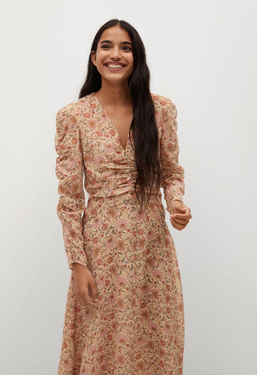 MANGO - Dress flo - multi 