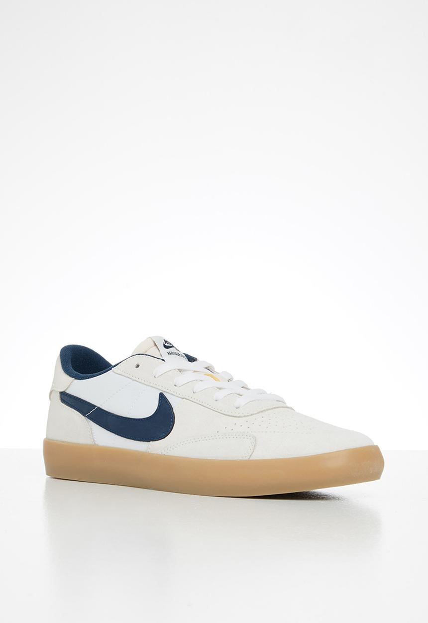 Nike - Nike sb heritage vulc - summit white/navy-white-gum light brown