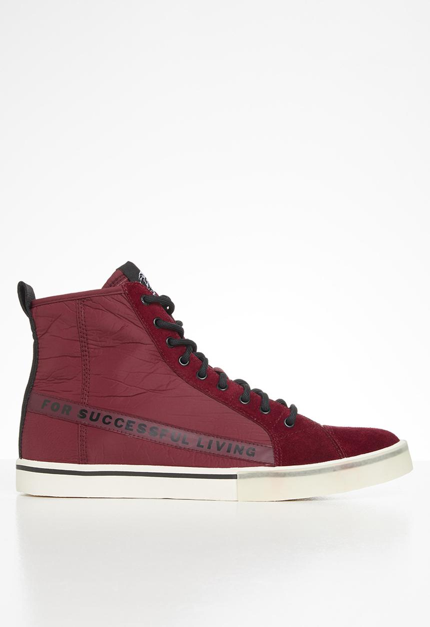 Diesel  - S-dvelows ml sneakers - tawny red