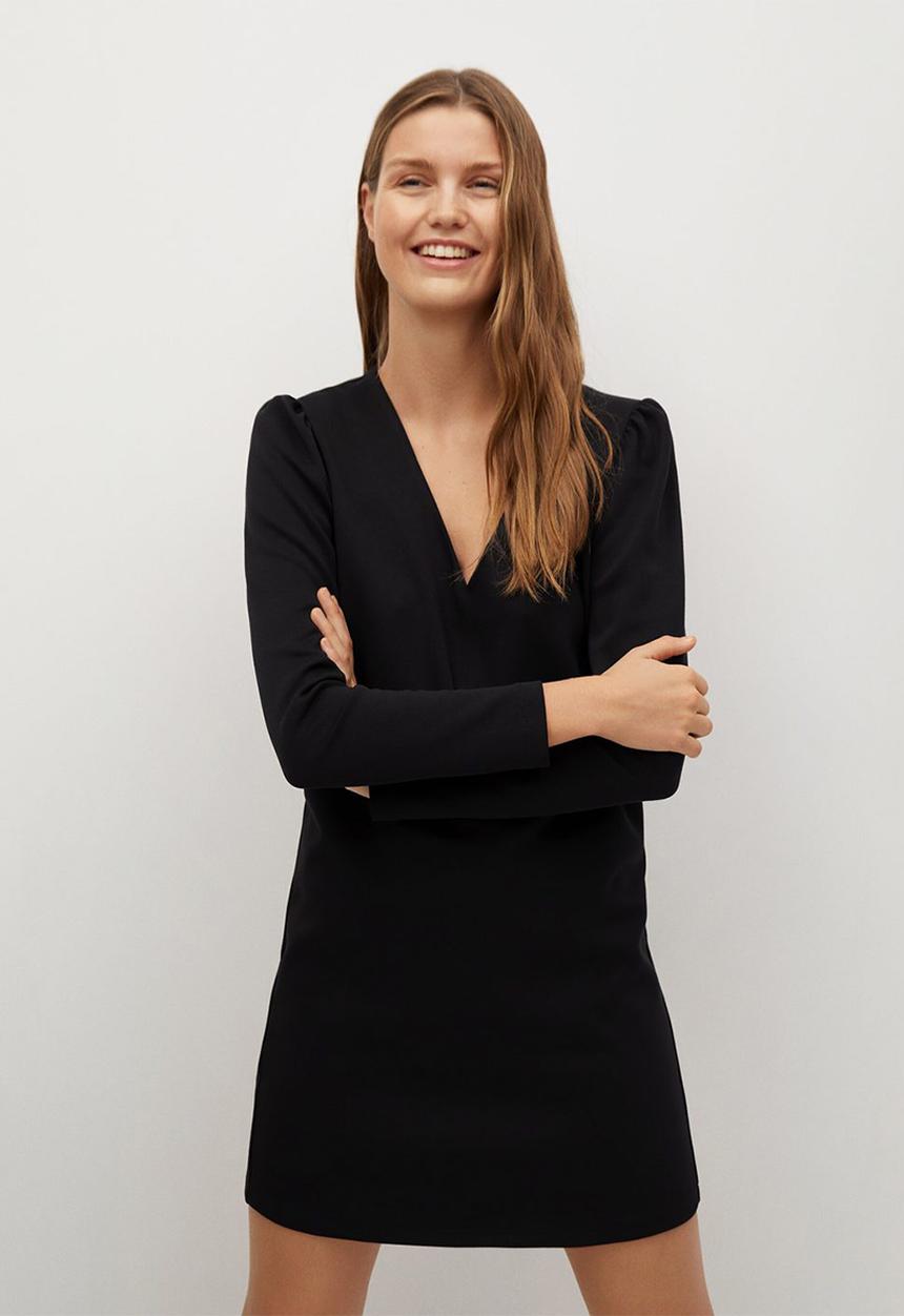 MANGO - Dress carolina - black